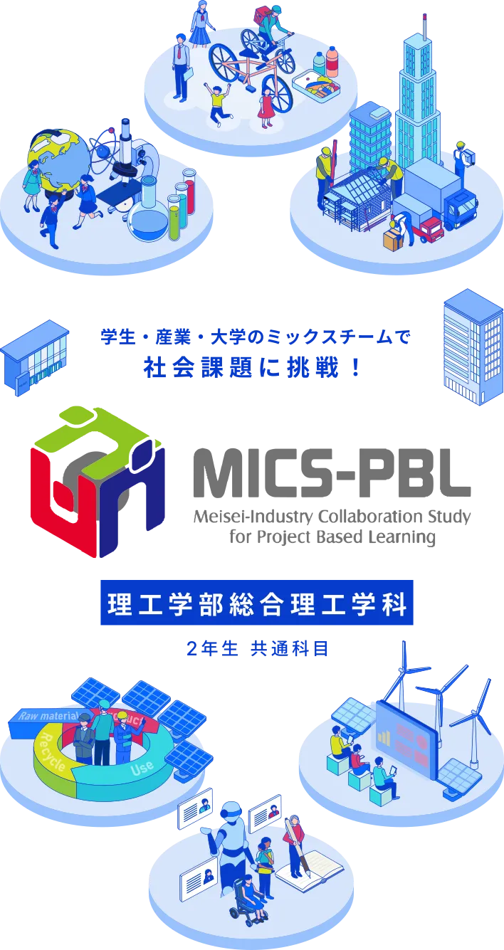 学生・産業・大学・のミックスチームで社会課題に挑戦！ 「MICS-PBL」 | 明星大学理工学部 総合理工学科